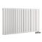 Milano Aruba - Side Connection Horizontal Designer Radiator - Double Panel - White