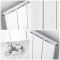 Milano Skye - White Aluminium Vertical Designer Radiator (Single Panel) - Choice of Size