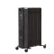 ECOSO Ellis - Modern Electric Portable Oil Filled Radiator with Turbo Fan - Choice of Wattage and Finish