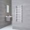 Milano Select - Chrome Designer Heated Towel Rail 1200mm x 450mm
