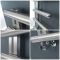 Milano Ivor - Designer Satin Polished Heated Towel Rail - 1000mm x 500mm