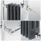 Milano Elizabeth - Anthracite and Chrome Traditional Electric Heated Towel Rail - Choice of Size