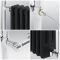 Milano Elizabeth - Black and Chrome Traditional Electric Heated Towel Rail - Choice of Size
