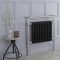 Milano Elizabeth - Black and Chrome Traditional Electric Heated Towel Rail - Choice of Size