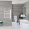 Milano - Straight Heated Towel Rail - Choice of Finish and Size