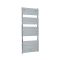 Milano x ECOSO Lustro - Electric Designer Chrome Flat Panel Heated Towel Rail - Choice of Size, Heating Element and Cable Cover
