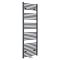 Milano Neva - Anthracite Central Connection Heated Towel Rail - Choice of Size