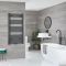 Milano Neva - Anthracite Central Connection Heated Towel Rail - Choice of Size