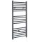 Milano Kent Electric - Straight Anthracite Heated Towel Rail - Choice of Size and Element