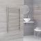 Milano Esk - Electric Stainless Steel Chrome Flat Heated Towel Rail - Choice of Size