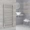 Milano Esk - Stainless Steel Chrome Flat Heated Towel Rail - Choice of Size