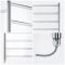 Milano Esk - Electric Stainless Steel Chrome Flat Heated Towel Rail - Choice of Size
