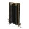 Milano Mercury - 3 Column Cast Iron Radiator - 760mm Tall - Natural Brass - Multiple Sizes Available