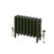 Milano Mercury - 4 Column Cast Iron Radiator - 360mm Tall - Farrow & Ball Duck Green - Multiple Sizes Available