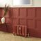 Milano Beatrix - 2 Column Cast Iron Radiator - 510mm Tall - Farrow & Ball Eating Room Red - Multiple Sizes Available