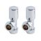 Sterling - Chrome Angled Radiator Valves (Pair)