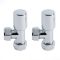 Sterling - Chrome Angled Radiator Valves (Pair)