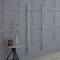 Milano Derwent - Chrome Traditional Minimalist Heated Towel Rail - 1142mm x 527mm