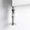 Milano - Thermostatic Chrome Straight Radiator Valves (Pair)