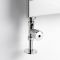 Milano - Thermostatic Chrome Straight Radiator Valves (Pair)