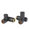 Milano - Black Manual Dual Fuel Corner Radiator Valves