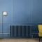 Milano Windsor - Traditional 3 Column Radiator Feet - Choice of Blue Finishes