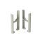Milano Windsor - Traditional 3 Column Radiator Feet - Choice of Grey Finishes