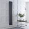 Milano Windsor - 1800mm Anthracite Traditional Vertical Electric Triple Column Radiator - Choice of Size and Wi-Fi Thermostat