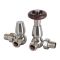 Milano Windsor - Traditional Thermostatic Corner Radiator Valves - Choice of Finish