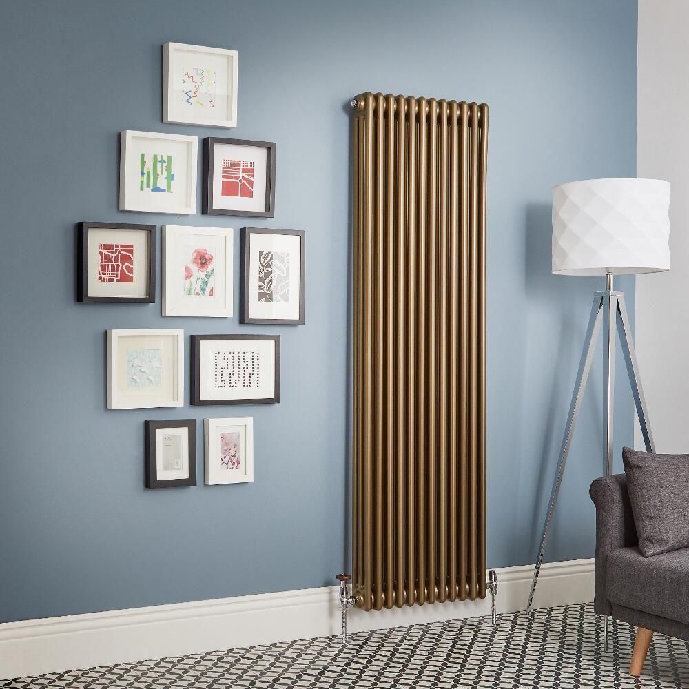 Milano Windsor - Vertical Traditional Column Radiator - Triple Column - Choice of Metallic Colours and Sizes