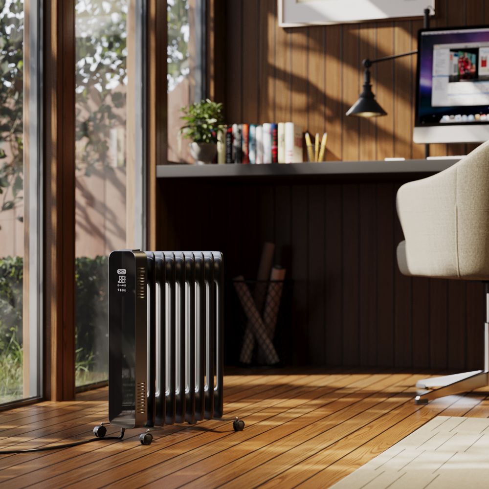 ECOSO Kylo - Smart Electric Portable Oil Filled Radiator - Choice of Wattage and Finish