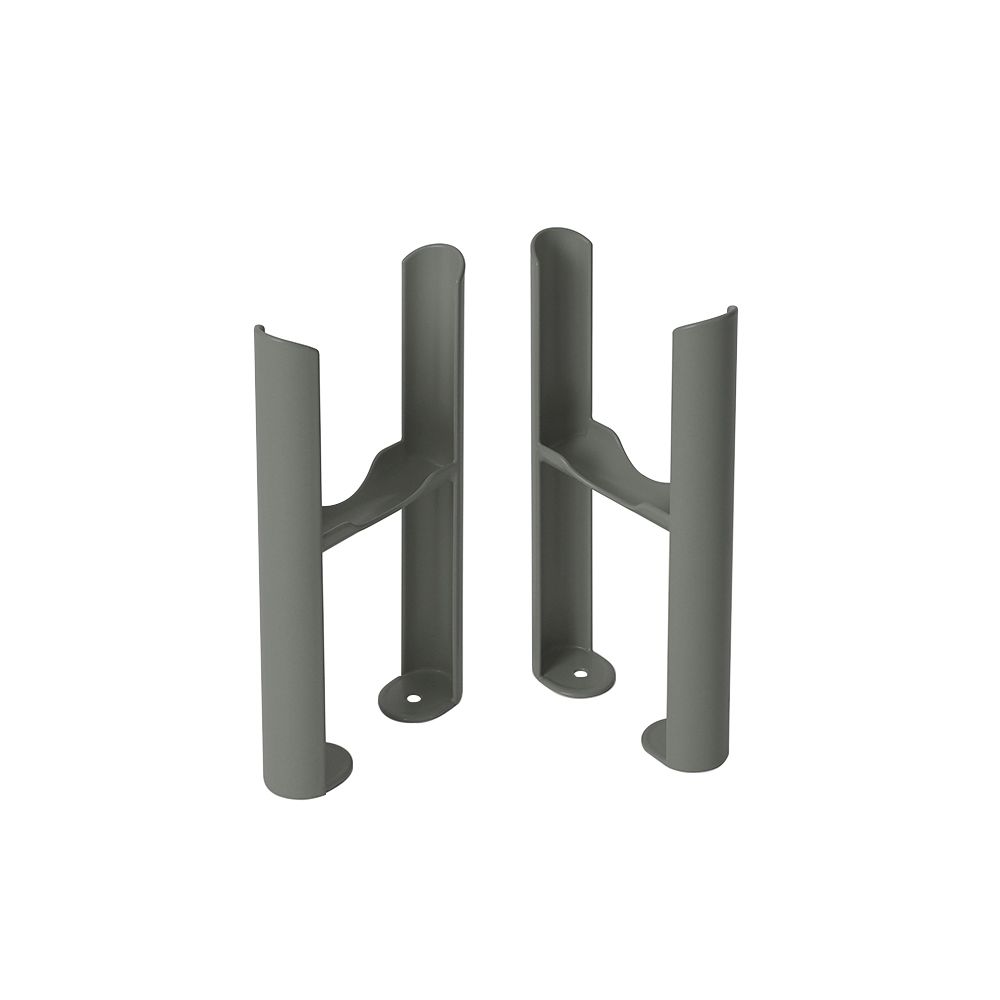 Milano Windsor - Traditional 3 Column Radiator Feet - Choice of Grey Finishes