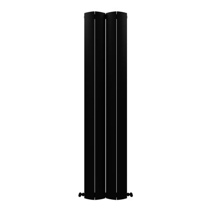 Carisa Nixie - Aluminium Vertical Designer Radiator - Choice of Finish