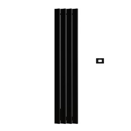 Carisa Boreas S - Aluminium Electric Vertical Designer Radiator - Single Panel - Choice of Finish