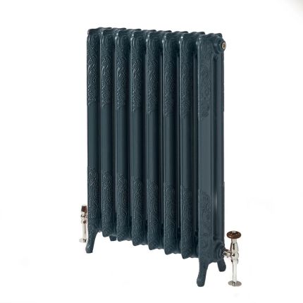 Milano Beatrix - 2 Column Cast Iron Radiator - 950mm Tall - Farrow & Ball Hague Blue - Multiple Sizes Available