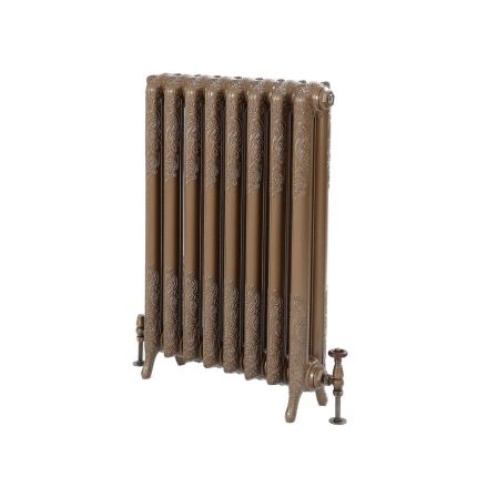 Milano Beatrix - Cast Iron Radiator - 510mm Tall - Burnt Gold - Multiple Sizes Available