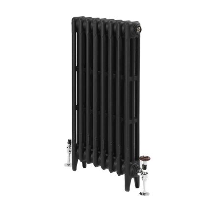 Milano Mercury - Cast Iron Radiator - 660mm Tall - Slate Black - Multiple Sizes Available