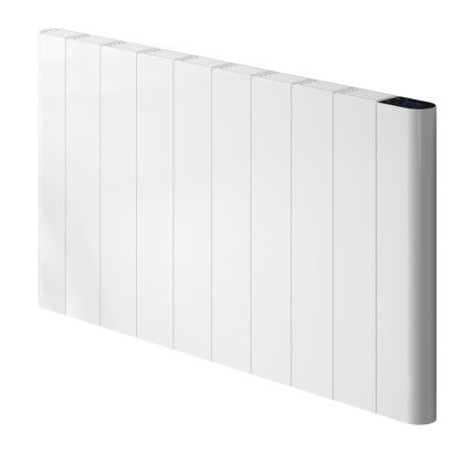 Reina Maia - Aluminium Electric Horizontal Designer Radiator - Single Panel - White
