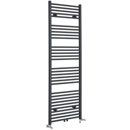 Milano Neva Dual Fuel - Anthracite Heated Towel Rail - Choice of Size