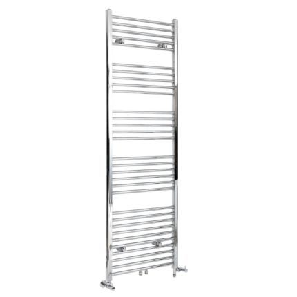 Milano Neva - Dual Fuel Chrome Heated Towel Rail - Choice of Size