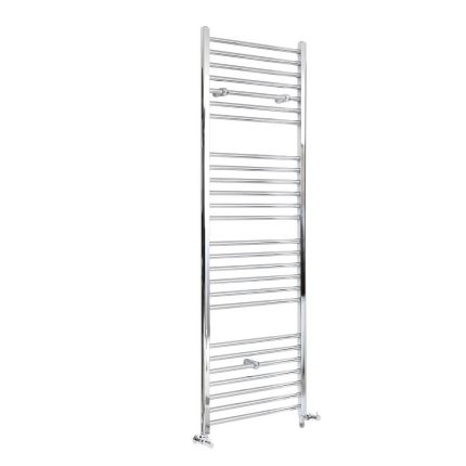 Milano Kent - Dual Fuel Straight Chrome Heated Towel Rail - Choice of Size