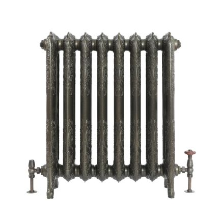 Milano Beatrix - Ornate Cast Iron Radiator - 768mm Tall - Antique Brass - Multiple Sizes Available