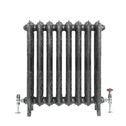 Milano Beatrix - Ornate Cast Iron Radiator - 768mm Tall - Dark Pewter - Multiple Sizes Available