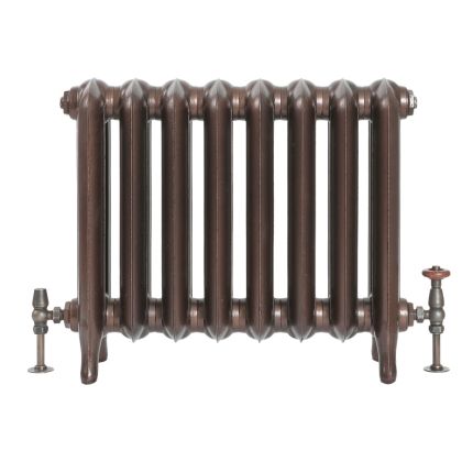 Milano Tamara - Oval Column Cast Iron Radiator - 560mm Tall - Antique Copper - Multiple Sizes Available