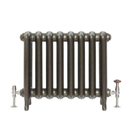 Milano Tamara - Oval Column Cast Iron Radiator - 560mm Tall - Classic Brass - Multiple Sizes Available
