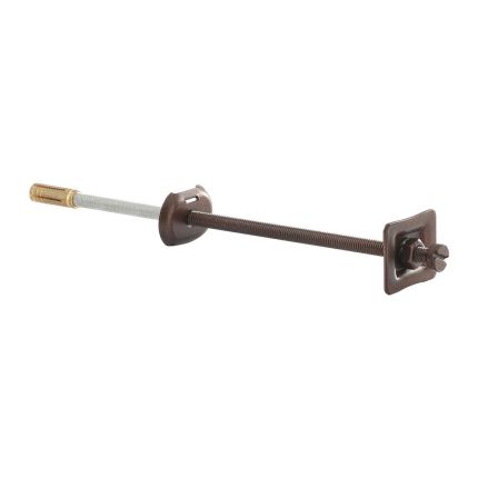 Milano - Cast Iron Radiator Straight Wall Stay - Antique Copper