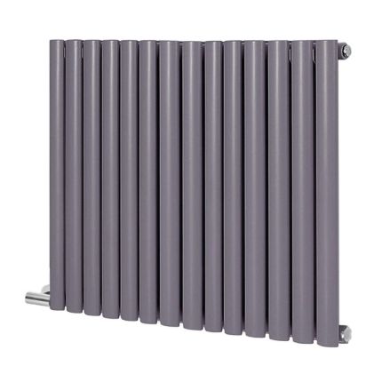 Milano Aruba - Electric Dahlia Purple Horizontal Designer Radiator - 635mm Tall - Choice of Size, Thermostat and Cable Cover
