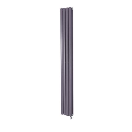 Milano x ECOSO Aruba - Electric Dahlia Purple Vertical Designer Radiator - Choice of Size and Wi-Fi Thermostat