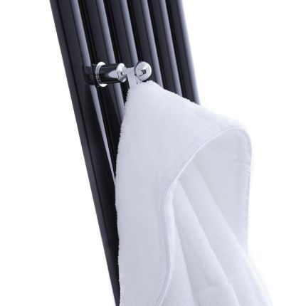 Milano - Chrome Robe Hook for Aruba Vertical Designer Radiator