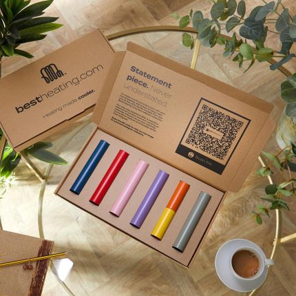Milano - Coloured Radiator Sample Box - A Selection of Statement Custom Colours